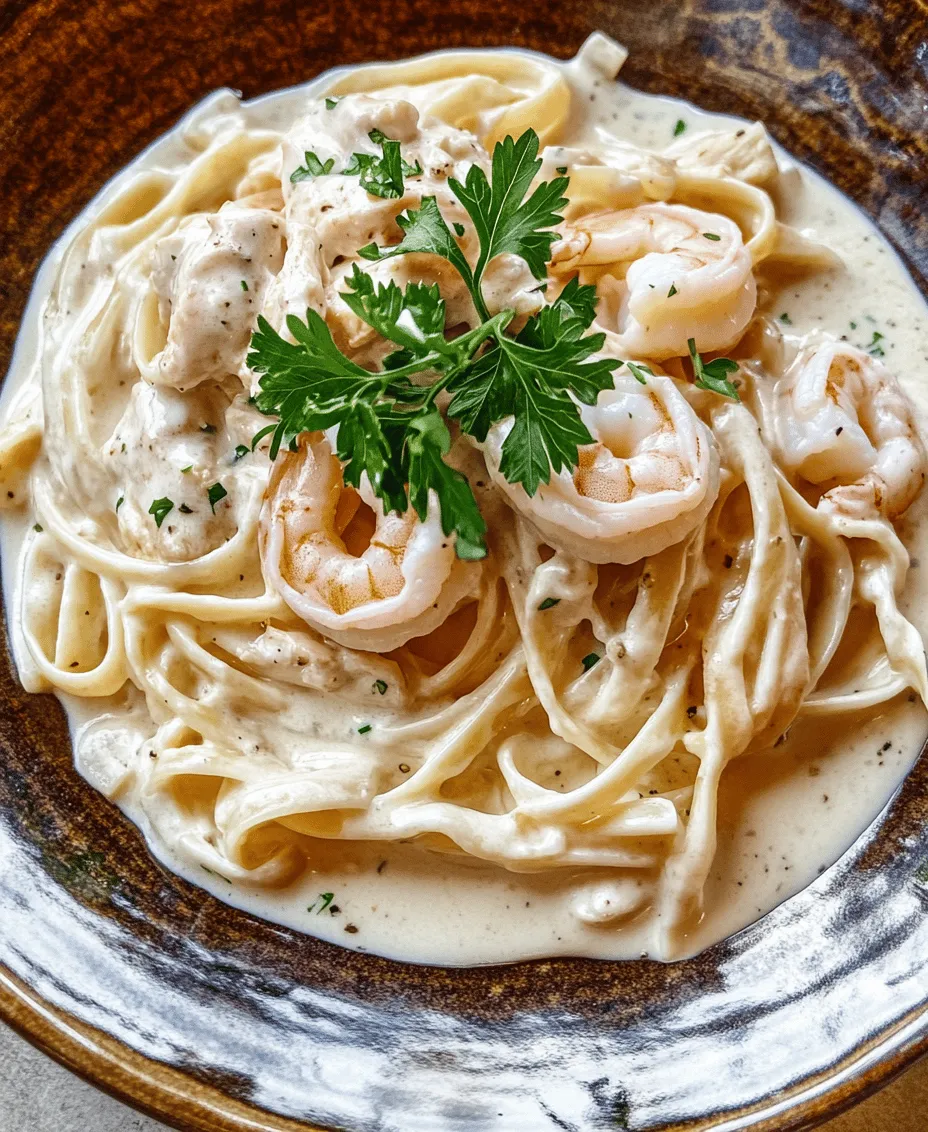 When it comes to comfort food that pleases everyone at the dinner table, few dishes can compete with the creamy, rich indulgence of Alfredo pasta. Combining the succulent flavors of chicken and shrimp with a velvety Alfredo sauce, this dish is not only delicious but also visually stunning, making it an ideal choice for impressing family and friends. The allure of creamy Alfredo sauce lies in its delightful mix of textures and flavors, offering a satisfying mouthfeel that coats each strand of pasta and perfectly complements the tender proteins.