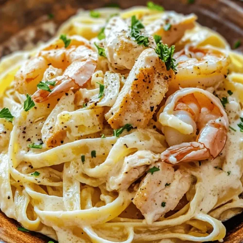 When it comes to comfort food that pleases everyone at the dinner table, few dishes can compete with the creamy, rich indulgence of Alfredo pasta. Combining the succulent flavors of chicken and shrimp with a velvety Alfredo sauce, this dish is not only delicious but also visually stunning, making it an ideal choice for impressing family and friends. The allure of creamy Alfredo sauce lies in its delightful mix of textures and flavors, offering a satisfying mouthfeel that coats each strand of pasta and perfectly complements the tender proteins.
