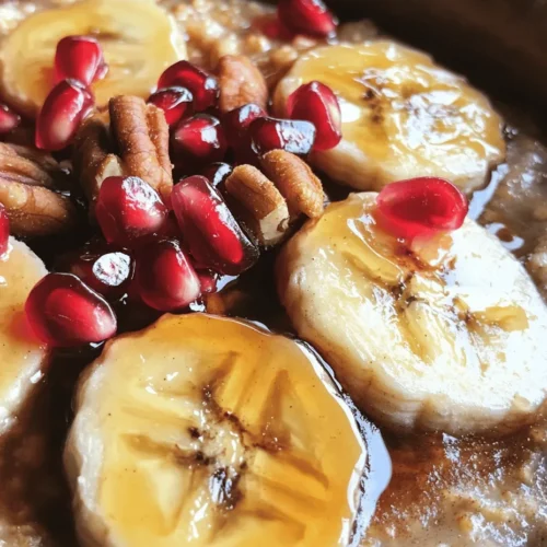 In the world of breakfast options, few dishes can compete with the wholesome goodness of oatmeal. Often praised for its versatility and health benefits, oatmeal has become a staple for those seeking a nutritious start to their day. Among the various types of oats available, steel cut oats stand out as a particularly nutritious choice. Their hearty texture and nutty flavor make them an excellent base for a variety of toppings. Today, we will explore a delightful recipe that takes steel cut oats to a new level: Cinnamon Steel Cut Oatmeal with Caramelized Bananas and Pomegranates.