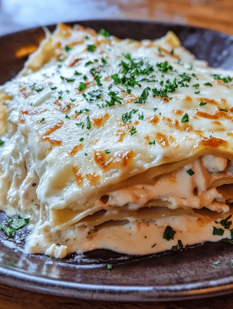 To craft a truly unforgettable Creamy Chicken Alfredo Lasagna, it's crucial to select the right ingredients. Each component plays a significant role in contributing to the overall flavor and texture of the dish.