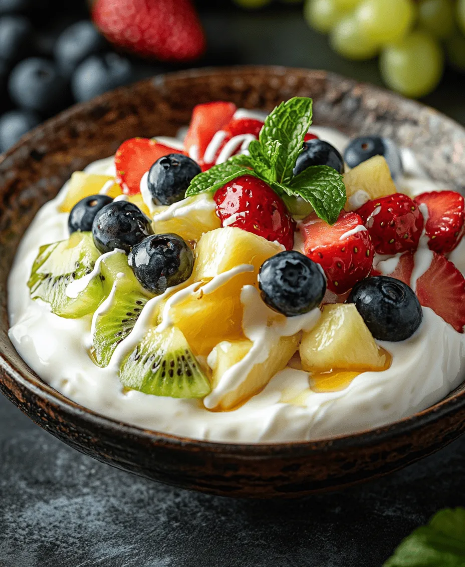 The foundation of any great fruit salad lies in the freshness and quality of the ingredients. For the Creamy Delight Fruit Salad, selecting ripe, seasonal fruits is essential. Look for fruits that are vibrant in color and firm to the touch. This not only enhances the visual appeal of your salad but also ensures optimal taste and texture.