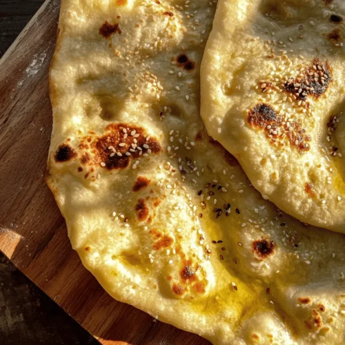 Flatbreads have long held a cherished place in the culinary traditions of cultures around the world, especially in Middle Eastern cuisine. These versatile breads are not only a staple of daily meals but also serve as a symbol of hospitality and community. Whether used to scoop up savory stews, wrap around grilled meats, or simply enjoyed with a drizzle of olive oil, flatbreads have the unique ability to bring people together at the table. Today, we invite you to explore a delightful recipe known as "Golden Pillows of the Desert."