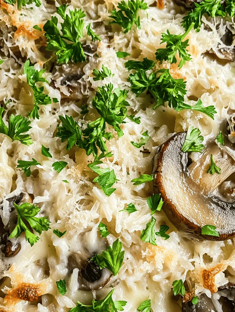 In the realm of comfort food, few dishes resonate as deeply as a well-crafted casserole. These culinary creations have an innate ability to evoke feelings of warmth, nostalgia, and togetherness, making them the perfect centerpiece for family gatherings and cozy weeknight dinners. One standout example of such a dish is the Mushroom & Rice Bake Delight, a hearty and satisfying meal that beautifully marries simplicity with rich, savory flavors. This recipe is particularly appealing to mushroom aficionados and those in search of a creamy, baked dish that is as delicious as it is comforting.