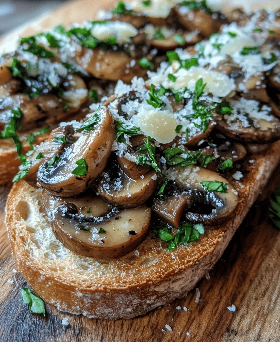 Savory Garlic Mushroom Toast is more than just a delightful appetizer; it’s a culinary experience that marries rich, earthy flavors with a satisfying crunch. This dish has gained popularity for its simplicity and the way it showcases the natural umami of mushrooms, making it a favorite among both home cooks and gourmet chefs. Whether you're looking for a quick snack, an elegant starter for a dinner party, or a satisfying brunch option, Savory Garlic Mushroom Toast fits the bill perfectly.