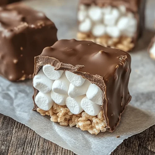 Scotchmallows are a beloved treat that marries the delightful textures of chewy marshmallows and crunchy cereal with the rich taste of chocolate. This nostalgic dessert has a special place in the hearts of many, evoking memories of childhood candy-making adventures and sweet indulgences. The combination of textures—the soft, gooey marshmallows contrasted by the crispiness of rice cereal—creates a unique experience that is both satisfying and comforting.