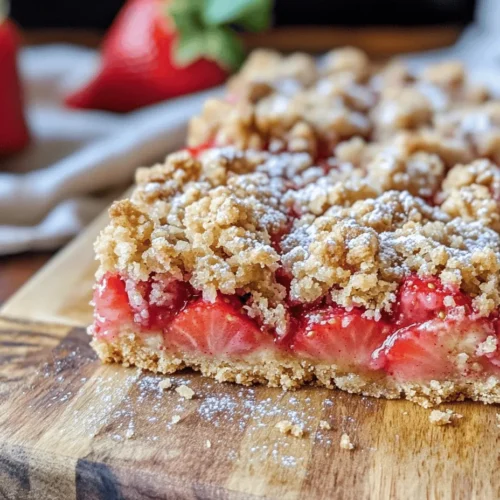 The success of your Strawberry Rhubarb Crumble Bars hinges on the quality and balance of the ingredients used. Each component plays a vital role in achieving the perfect texture and flavor profile. Here’s a closer look at the essential ingredients that will come together to create this delightful dessert.