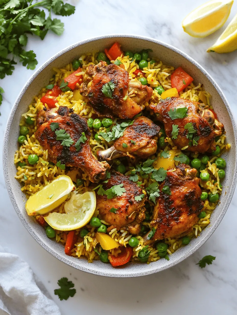 Saffron-Spiced Chicken & Golden Rice is an exquisite dish that tantalizes the senses with its vibrant hues and aromatic flavors. This dish beautifully marries succulent chicken, fragrant basmati rice, and a medley of spices, creating a meal that is both visually stunning and deeply satisfying. The golden hue of the rice, infused with saffron, provides a luxurious backdrop for the savory chicken, making it not only a treat for the palate but also a feast for the eyes.