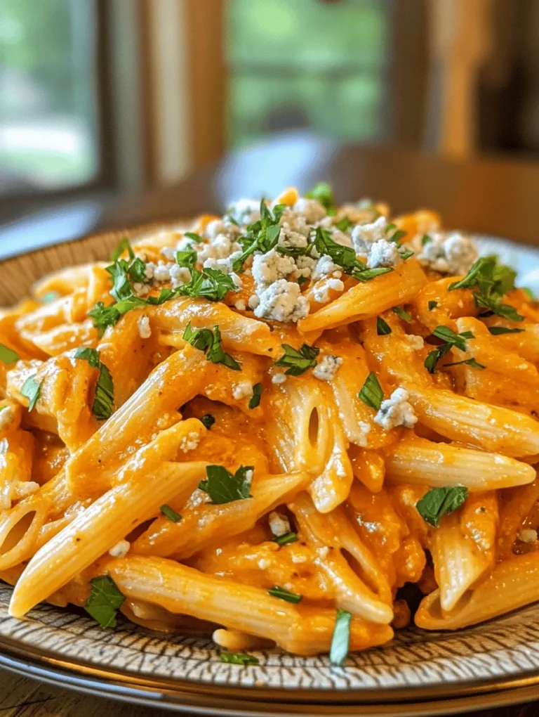 If you're looking for a dish that combines the fiery flavors of buffalo sauce with the comforting creaminess of pasta, look no further than Spicy Buffalo Bliss Pasta. This mouthwatering recipe takes the best elements of classic buffalo wings—tender chicken coated in a spicy sauce—and transforms them into a hearty pasta dish that is sure to impress. Whether you're hosting a gathering, cheering for your favorite team on game day, or simply craving a comforting weeknight meal, this dish checks all the boxes.