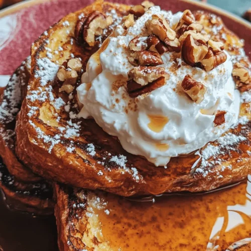 As the leaves begin to turn and the air grows crisp, the season of pumpkin-flavored everything arrives, bringing with it the warm and comforting essence of autumn. Among the many delightful dishes that emerge during this time, Pumpkin Pie French Toast stands out as a unique fusion of two beloved favorites: the classic pumpkin pie and the ever-popular French toast. This recipe not only captures the essence of the fall season but also offers a delectable way to start your day, turning your breakfast into a festive celebration.