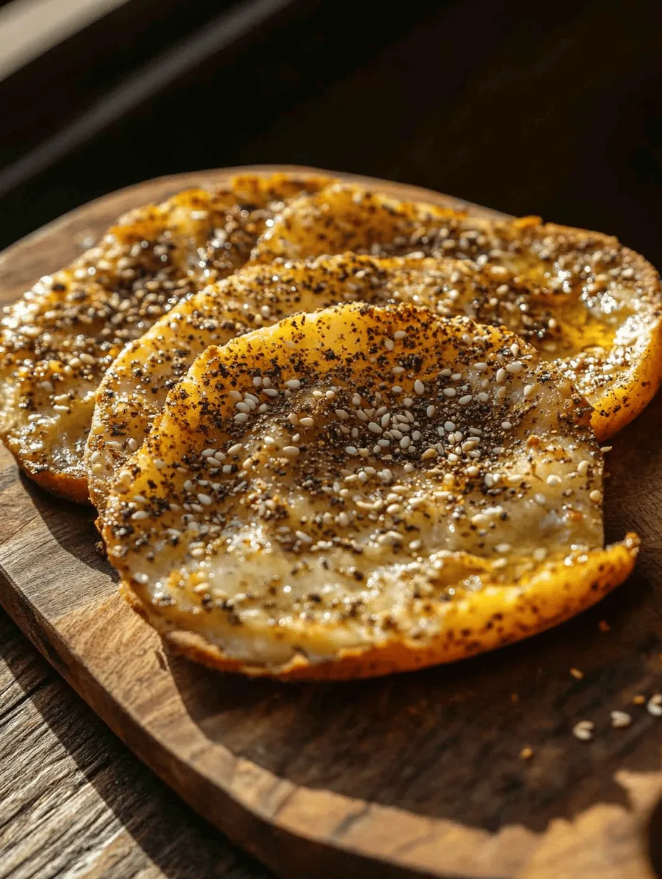 Zaatar Manakeesh is a beloved staple of Middle Eastern cuisine, celebrated for its simplicity and rich flavors. This traditional flatbread, often enjoyed warm out of the oven, features a delectable blend of zaatar spice mix, which provides a unique and aromatic experience that enchants the palate. The beauty of Zaatar Manakeesh lies not only in its savory taste but also in its versatility; it can serve as a satisfying breakfast, a delightful snack, or an appealing appetizer perfect for gatherings.