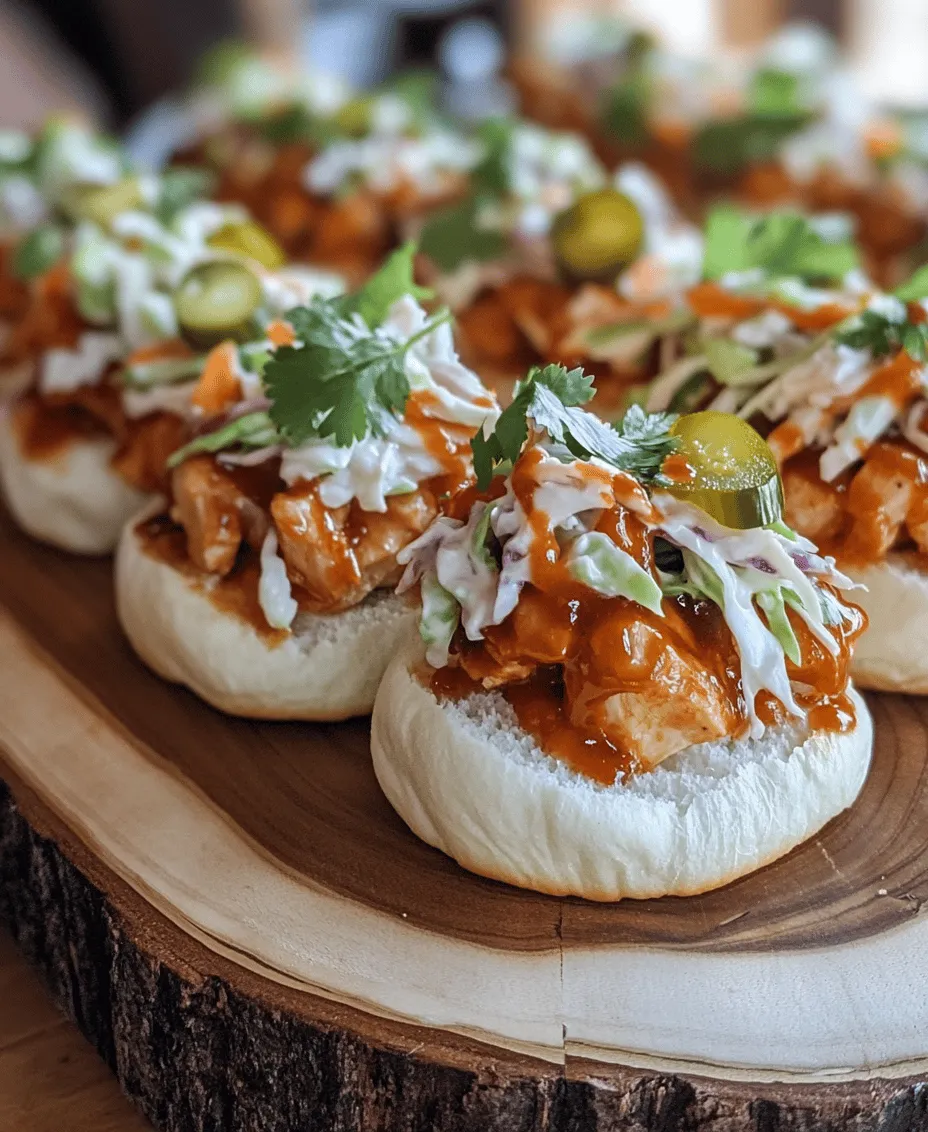 In the realm of comfort food, few dishes capture the hearts and appetites of food lovers quite like BBQ chicken sliders. These bite-sized delights have surged in popularity at gatherings, from backyard barbecues to tailgating parties, and for good reason. Each slider is a harmonious blend of smoky, savory chicken enveloped in a soft bun, topped with refreshing coleslaw. This perfect balance of flavors and textures makes BBQ chicken sliders a standout option for any occasion.