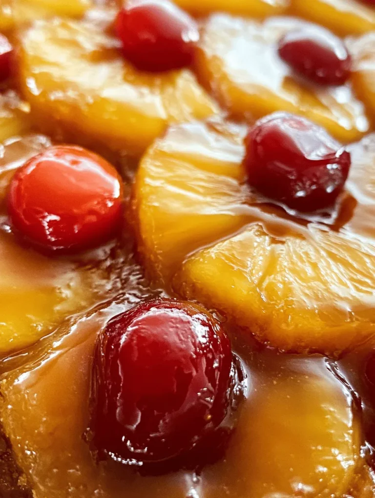 If you're looking for a dessert that beautifully captures the essence of tropical flavors while also serving as a stunning centerpiece for your table, look no further than the Tropical Delight Pineapple Upside Down Cake. This delightful cake combines the sweetness of ripe pineapples with rich buttery cake, creating a harmonious blend of flavors and textures that transport you to a sun-soaked paradise with each bite. Whether you're hosting a birthday party, celebrating a special occasion, or simply indulging in a sweet treat, this cake is sure to impress your guests and tantalize their taste buds.