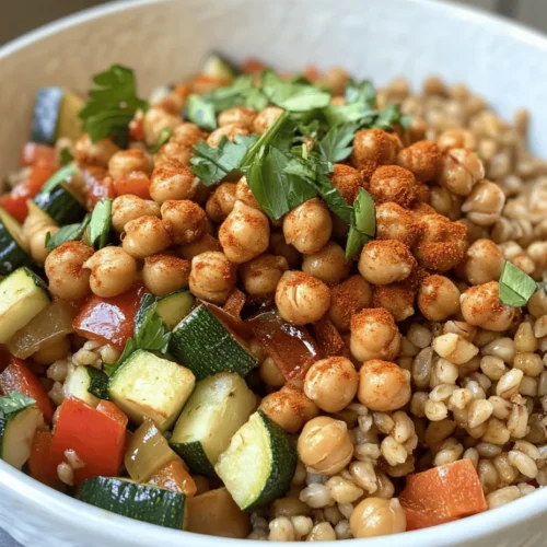Maftoul, a staple in Middle Eastern cuisine, is a dish that embodies the region's rich culinary traditions. Often referred to as "Palestinian couscous," it consists of coarsely ground whole wheat that is rolled into pearls, offering a delightful texture and a nutty flavor. In this recipe, we will explore how to create a savory maftoul dish paired with spiced chickpeas and a vibrant medley of fresh vegetables. This dish not only showcases the unique flavors of the Middle East but also highlights the importance of whole grains and legumes in a balanced diet.