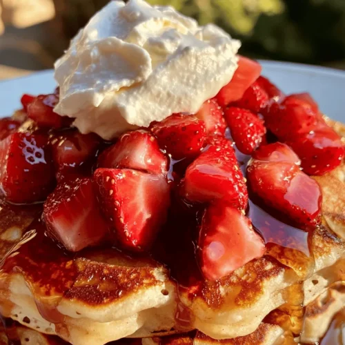 There’s something incredibly joyful about homemade pancakes that transcends the ordinary breakfast experience. The smell of pancakes wafting through your kitchen in the morning is a comforting reminder of lazy weekends and family gatherings. Among the multitude of pancake recipes, Fluffy Strawberry Bliss Pancakes stand out for their delightful combination of sweetness, texture, and freshness. These pancakes are not only a treat for the taste buds but also showcase the vibrant flavor of strawberries, making them a perfect choice for anyone looking to elevate their breakfast game.