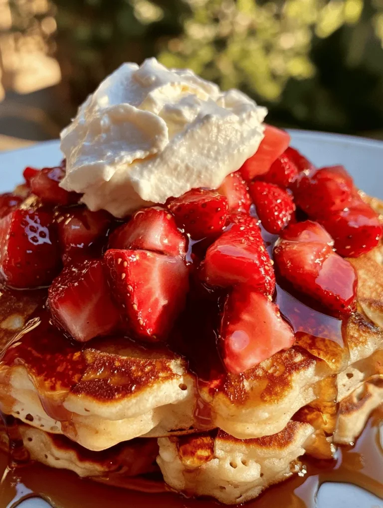 There’s something incredibly joyful about homemade pancakes that transcends the ordinary breakfast experience. The smell of pancakes wafting through your kitchen in the morning is a comforting reminder of lazy weekends and family gatherings. Among the multitude of pancake recipes, Fluffy Strawberry Bliss Pancakes stand out for their delightful combination of sweetness, texture, and freshness. These pancakes are not only a treat for the taste buds but also showcase the vibrant flavor of strawberries, making them a perfect choice for anyone looking to elevate their breakfast game.