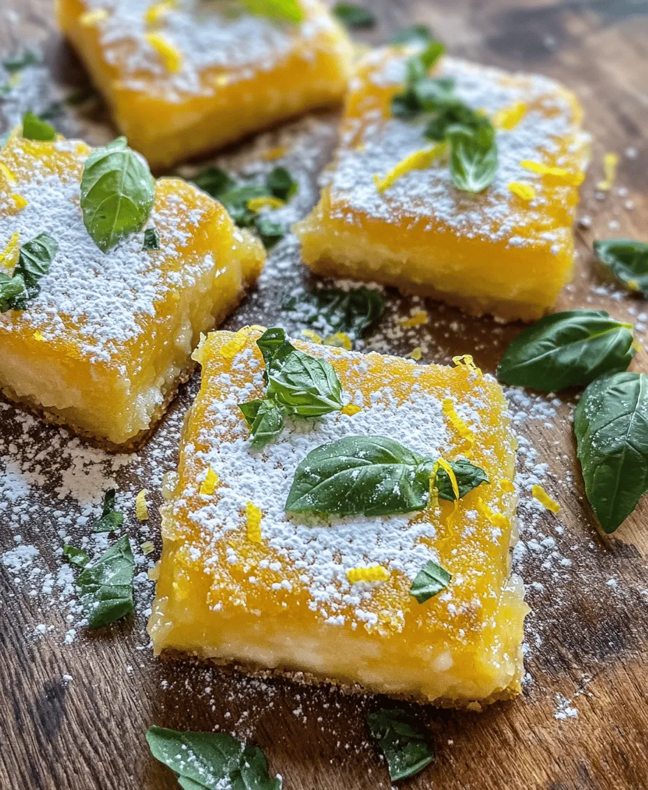 Lemon desserts have captured the hearts and taste buds of many dessert enthusiasts, becoming a staple in bakeries and homes alike. Their bright, tangy flavor, which effortlessly balances sweetness with a refreshing zest, makes them a perfect choice for any occasion. Among the many beloved lemon treats, lemon bars stand out with their melt-in-your-mouth texture and vibrant flavor. However, what if you could elevate this classic dessert by combining it with the comforting familiarity of cookies? Enter the Lemon Bar Cookie Delight—a delightful fusion that promises to satisfy both cookie lovers and lemon aficionados.