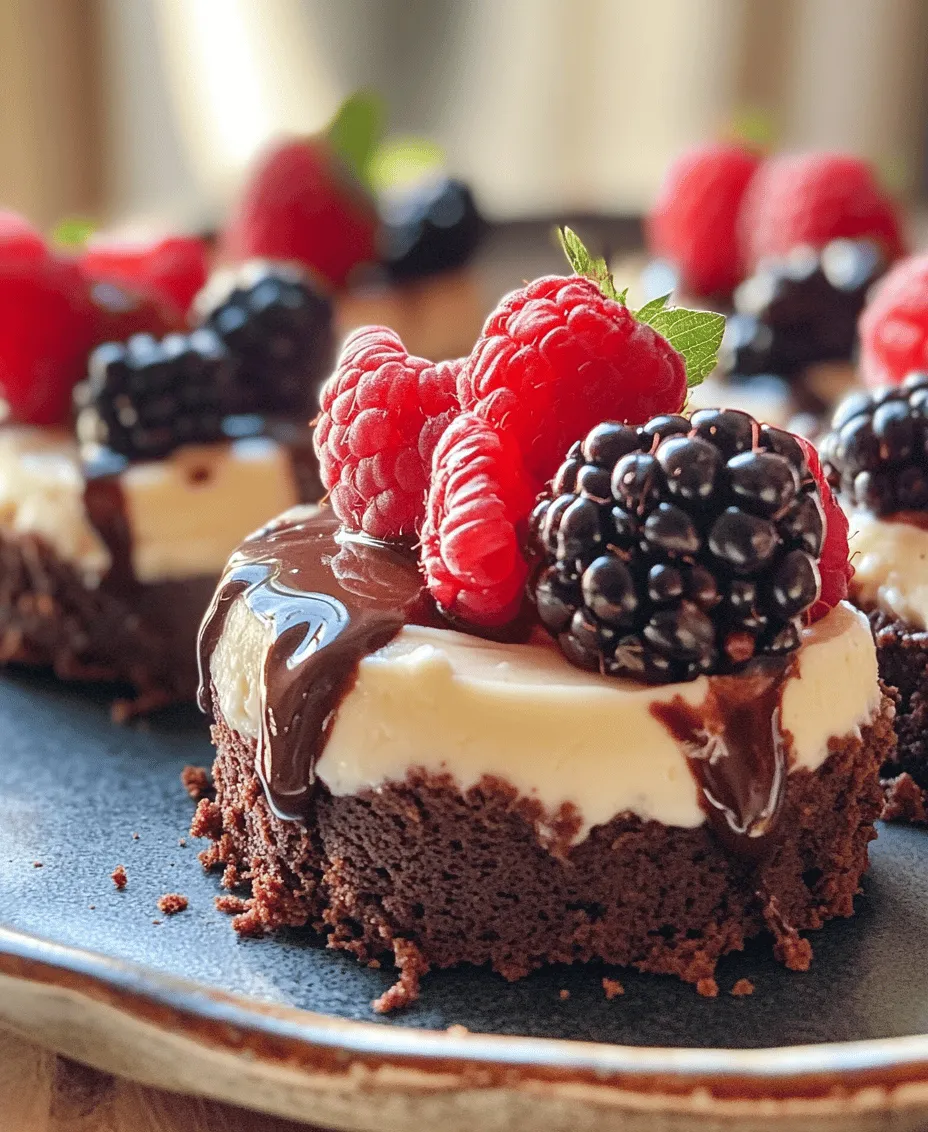 What makes Brownie Bottom Mini Cheesecakes so unique is their distinct structure, which features a rich brownie base topped with a smooth and creamy cheesecake filling. This two-layer approach not only provides a delicious contrast in textures but also elevates the overall flavor experience. The brownie base, with its deep chocolate notes, complements the light and airy cheesecake filling, resulting in a dessert that is both rich and refreshing.