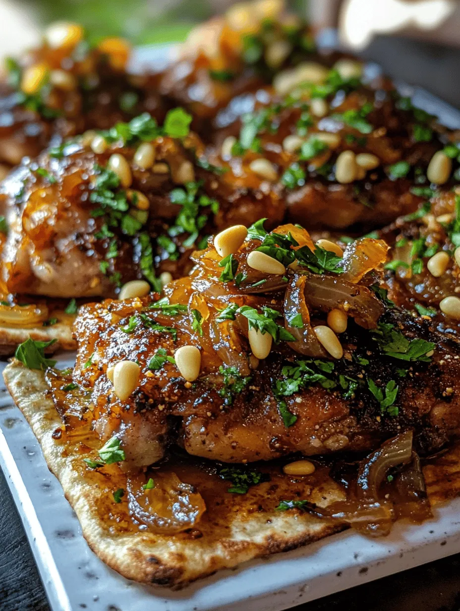 Musakhan is a cherished traditional dish from the Middle East, often celebrated for its depth of flavor and comforting qualities. This iconic Palestinian recipe showcases the vibrant tastes of sumac, a spice that adds a unique tanginess to the dish, making it a beloved favorite among many. With its tender chicken, fragrant onions, and aromatic spices, Musakhan is more than just a meal; it is a cultural experience that brings families together.