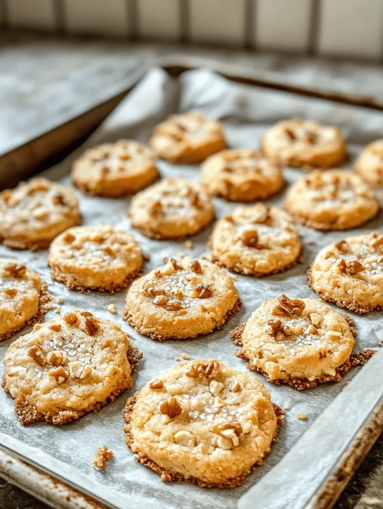 When it comes to baking, few treats evoke as much joy and nostalgia as cookies. From classic chocolate chip to chewy oatmeal raisin, cookies are a beloved staple that can brighten any occasion. Today, we’re diving into a delightful recipe for Sweet & Savory Butter Crunch Cookies—an irresistible treat that perfectly balances sweet and savory flavors. These cookies are not only a feast for the taste buds but also a visual delight, making them an excellent choice for gatherings, holiday celebrations, or just a cozy afternoon at home.