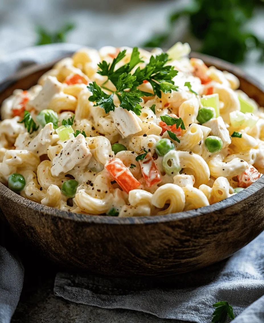 To create a truly mouthwatering creamy chicken macaroni salad, it's essential to understand the key ingredients and their roles in the recipe. Let’s explore how each component contributes to the overall flavor and texture of the salad.
