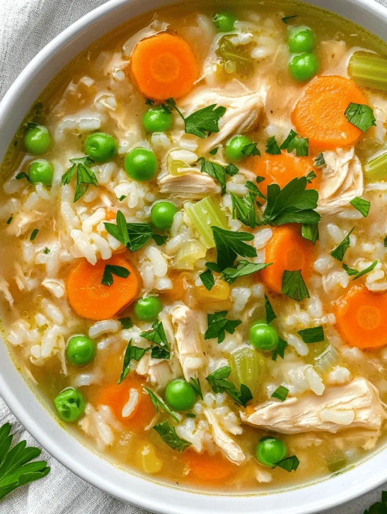 When it comes to comfort food, few dishes can rival the warmth and solace of a steaming bowl of chicken and rice soup. This classic dish is synonymous with home-cooked goodness, offering a nourishing blend of flavors that can soothe the soul and warm the heart. The beauty of chicken and rice soup lies not only in its delightful taste but also in its versatility; it can be tailored to suit a variety of dietary preferences and seasonal ingredients. Whether you're feeling under the weather or simply craving something hearty on a chilly evening, this soup is sure to hit the spot.