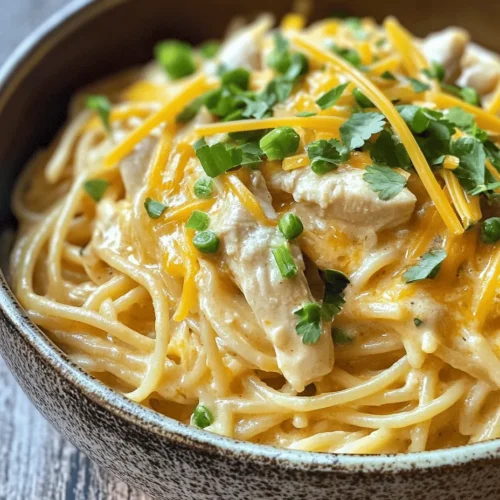 Welcome to the world of Spicy Chicken Spaghetti Delight, a dish that perfectly marries the comfort of pasta with an exciting kick of heat. Imagine twirling perfectly cooked spaghetti around your fork, enveloped in a creamy sauce that dances with flavors, from the warmth of spices to the mouthwatering richness of cheese. This dish has a unique charm that appeals to both families looking for a hearty weeknight meal and spice enthusiasts eager for a culinary adventure.