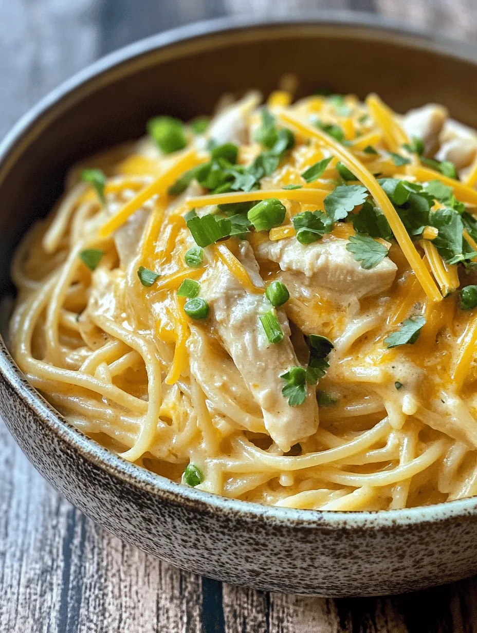 Welcome to the world of Spicy Chicken Spaghetti Delight, a dish that perfectly marries the comfort of pasta with an exciting kick of heat. Imagine twirling perfectly cooked spaghetti around your fork, enveloped in a creamy sauce that dances with flavors, from the warmth of spices to the mouthwatering richness of cheese. This dish has a unique charm that appeals to both families looking for a hearty weeknight meal and spice enthusiasts eager for a culinary adventure.