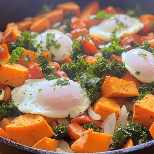 In the world of healthy and flavorful meals, the Sweet Potato & Kale Skillet Hash stands out as a vibrant dish that combines nutrition and taste. Perfect for breakfast, lunch, or dinner, this recipe is easy to prepare, making it a go-to for busy individuals and families alike. Bursting with color and flavor, this skillet hash not only satisfies the palate but also provides essential vitamins and nutrients. In this article, we will explore the delightful aspects of this dish, from its preparation to its nutritional benefits, ensuring you have all the information you need to create this hearty meal.