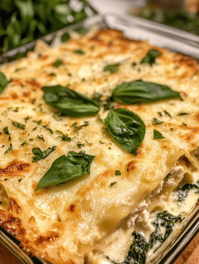 Lasagna is one of those beloved comfort foods that warms the heart and brings families together around the dinner table. Originating from Italy, this layered dish has transcended borders and evolved into countless variations, each promising a unique taste experience. Among these variations, Creamy Chicken Lasagna Delight stands out not just for its comforting nature but also for its rich, creamy texture that envelops tender chicken and fresh spinach in every mouthful.