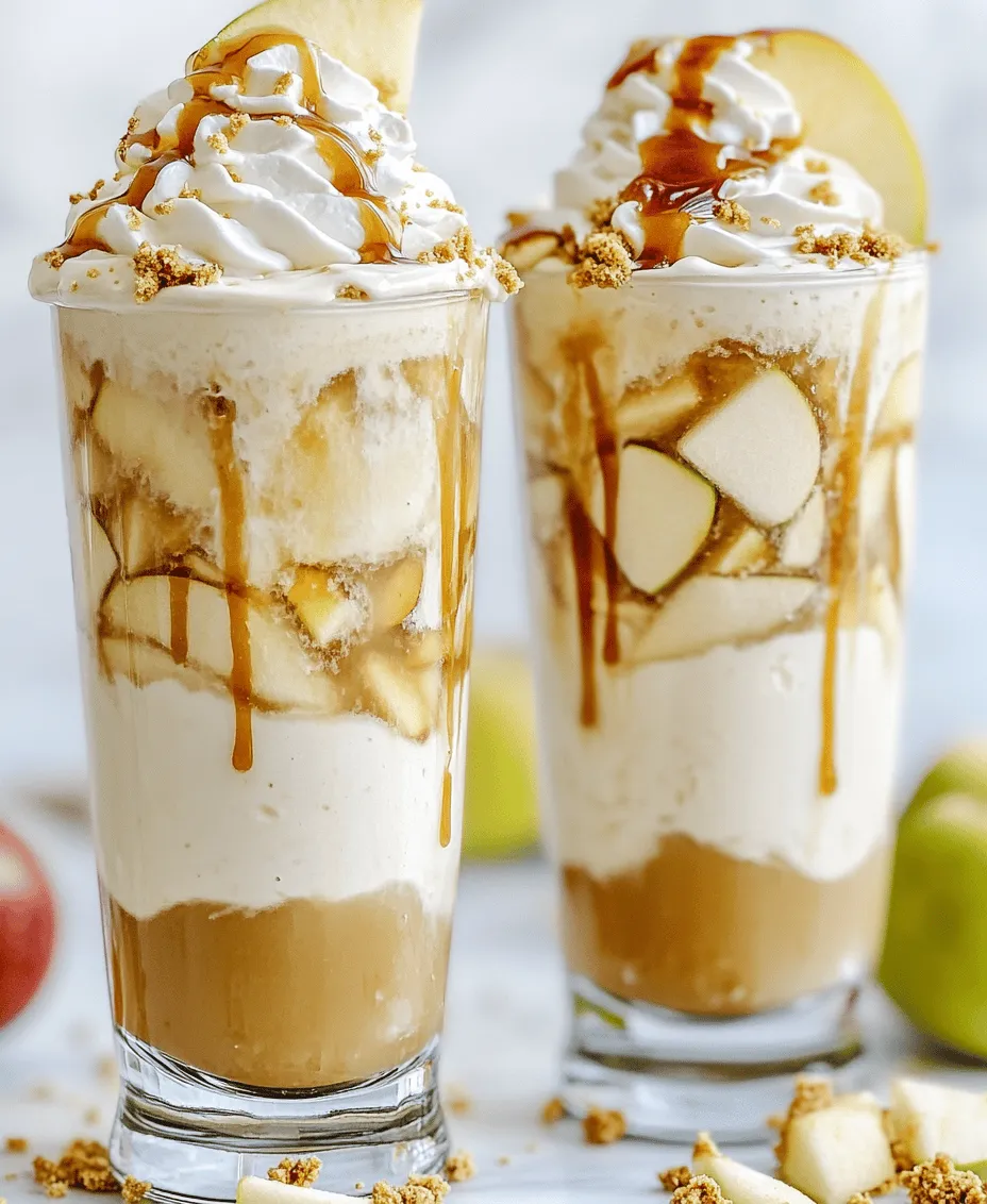 Step into the delightful world of desserts with a recipe that captures the essence of fall in a glass: the Caramel Apple Pie Milkshake. This indulgent treat combines the rich flavors of creamy vanilla ice cream, fresh apples, and luscious caramel for a taste experience that transcends seasons. Imagine the sweet aroma of baked apples mingling with hints of cinnamon and buttery crust, all encapsulated in a creamy, dreamy shake that delights the senses. It's a flavor marriage that not only celebrates the beloved apple pie but also transforms it into a refreshing beverage perfect for any occasion.
