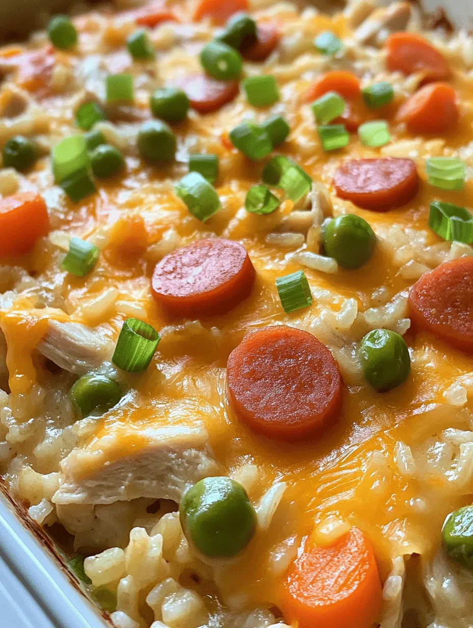 Comfort food has an undeniable power to bring people together, and few dishes exemplify this better than the Cheesy Chicken Rice Casserole with Hot Dog. This delightful casserole is not only a treat for the taste buds but also a practical solution for busy families and gatherings. With its rich, creamy texture and melty cheese, this dish is sure to become a staple in your kitchen.