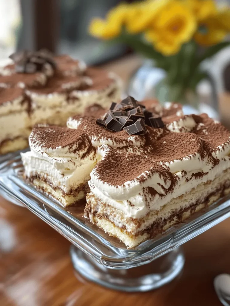 Delve into the world of Italian cuisine with our Classic Tiramisu Delight recipe. Tiramisu, which translates to "pick me up" in Italian, is a beloved dessert that captivates with its rich flavors and creamy texture. This indulgent treat combines layers of espresso-soaked ladyfingers with a luscious mascarpone mixture, creating a harmonious blend that is sure to satisfy any sweet tooth. Whether you're entertaining guests or simply treating yourself, this recipe will guide you through the process of creating this classic dessert from scratch, offering insights into its origins, variations, and the best way to serve it.