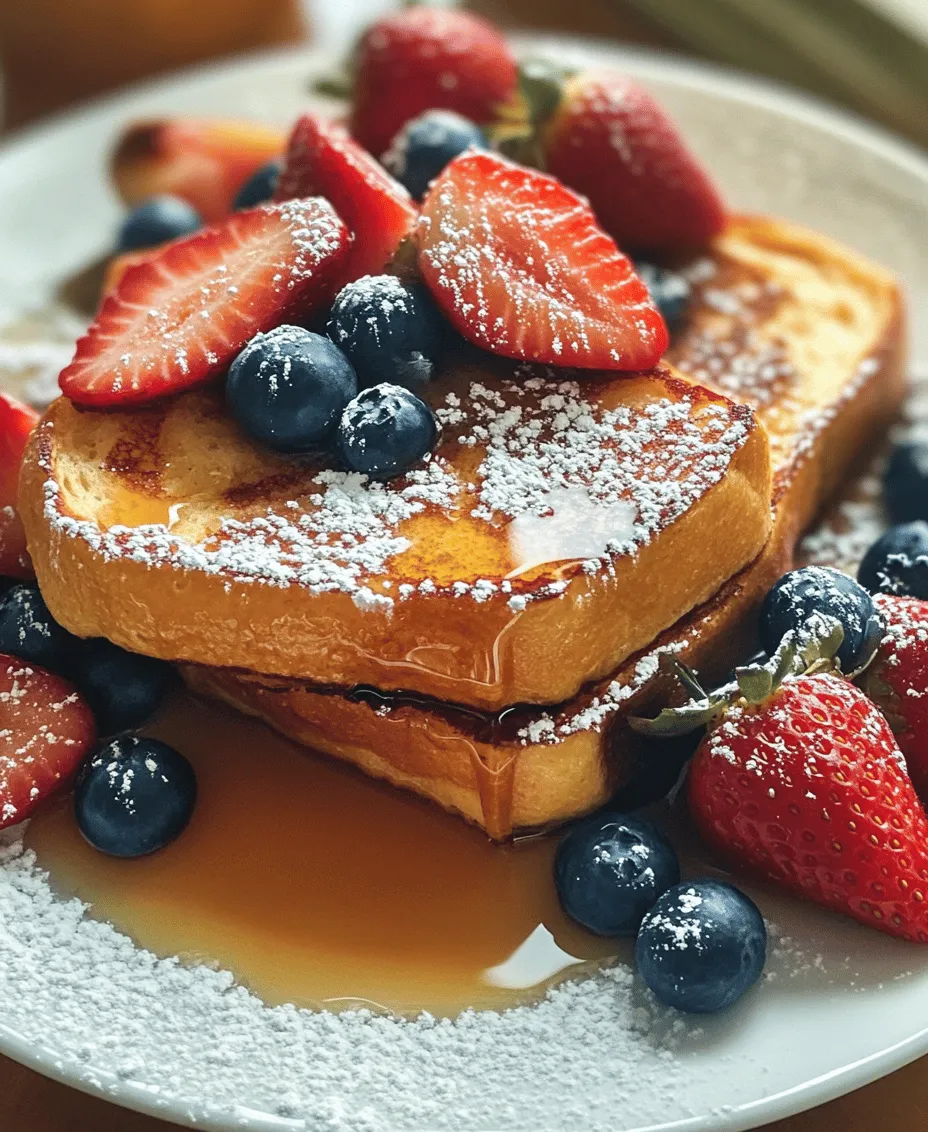 French toast, a beloved breakfast staple, has captured the hearts and taste buds of food enthusiasts around the world. This simple yet delightful dish transforms humble ingredients into a luxurious morning experience, making it a go-to choice for brunch gatherings or cozy family breakfasts. The beauty of French toast lies in its versatility and ease of preparation, allowing anyone to whip up a delicious meal even on the busiest of mornings.