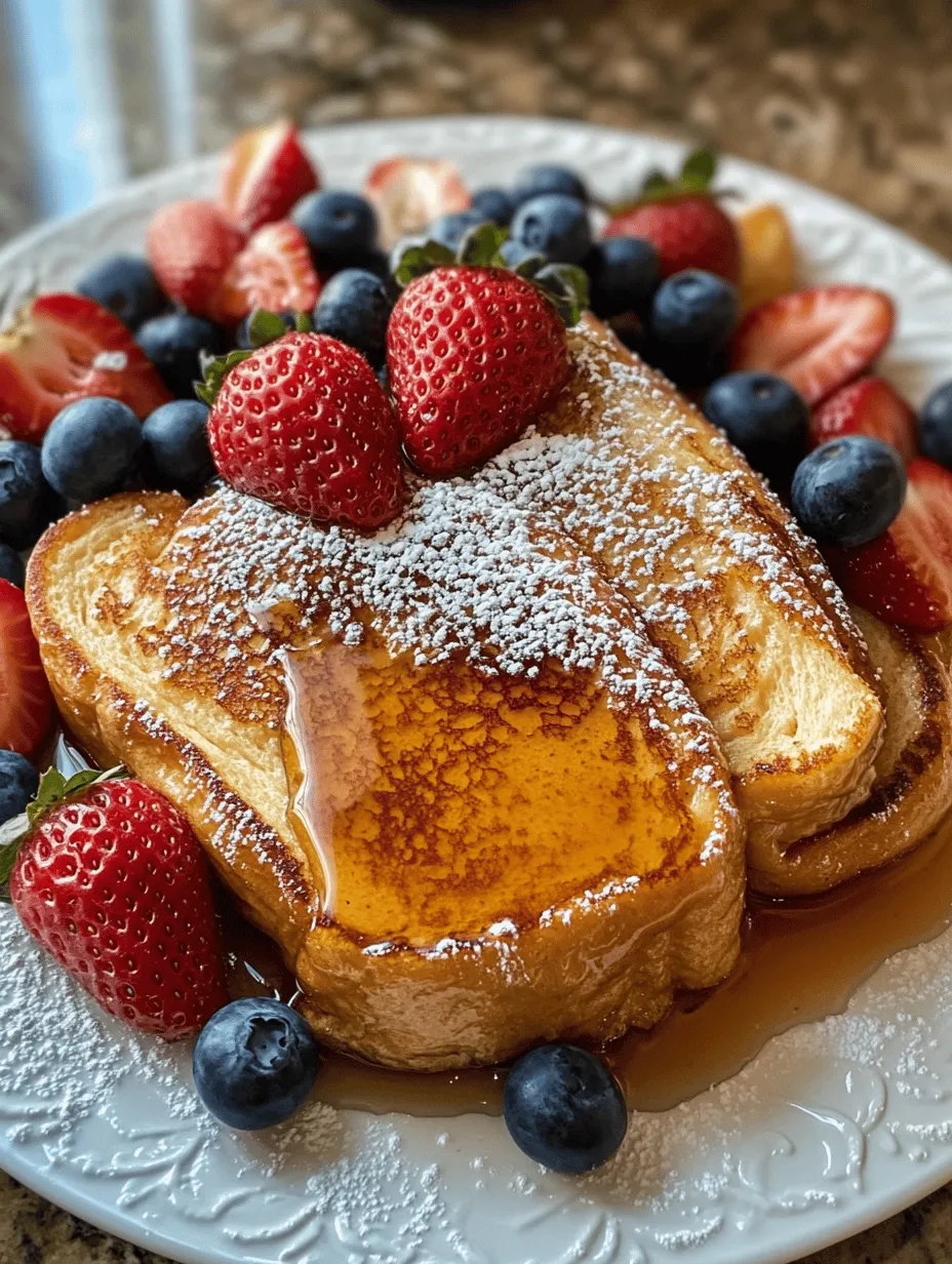 French toast, a beloved breakfast staple, has captured the hearts and taste buds of food enthusiasts around the world. This simple yet delightful dish transforms humble ingredients into a luxurious morning experience, making it a go-to choice for brunch gatherings or cozy family breakfasts. The beauty of French toast lies in its versatility and ease of preparation, allowing anyone to whip up a delicious meal even on the busiest of mornings.