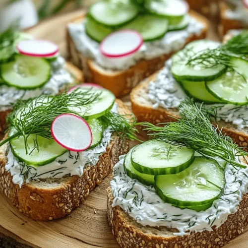 Cucumber sandwiches have long held a cherished place in the hearts of food enthusiasts and casual diners alike. This classic dish, renowned for its light and refreshing qualities, is an ideal addition to a variety of occasions—from elegant tea parties to relaxed picnics and even quick light lunches. The combination of crisp cucumbers and creamy spreads creates a delightful contrast that can tantalize the taste buds while still being easy on the stomach.