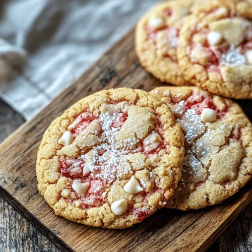 Cookies have long been a beloved treat in home baking, representing comfort, nostalgia, and the joy of sharing something sweet. From classic chocolate chip to chewy oatmeal raisin, cookies evoke warm memories of family gatherings, cozy afternoons, and simple pleasures. Among the myriad of cookie variations, Strawberry Bliss Cookies emerge as a delightful twist that tantalizes the taste buds with a unique flavor profile that is as vibrant as it is delicious. These cookies marry the sweetness of strawberry with the creamy richness of white chocolate, creating a treat that is not only visually appealing but also a sensory delight.