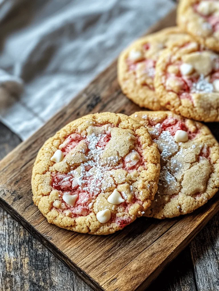 Cookies have long been a beloved treat in home baking, representing comfort, nostalgia, and the joy of sharing something sweet. From classic chocolate chip to chewy oatmeal raisin, cookies evoke warm memories of family gatherings, cozy afternoons, and simple pleasures. Among the myriad of cookie variations, Strawberry Bliss Cookies emerge as a delightful twist that tantalizes the taste buds with a unique flavor profile that is as vibrant as it is delicious. These cookies marry the sweetness of strawberry with the creamy richness of white chocolate, creating a treat that is not only visually appealing but also a sensory delight.