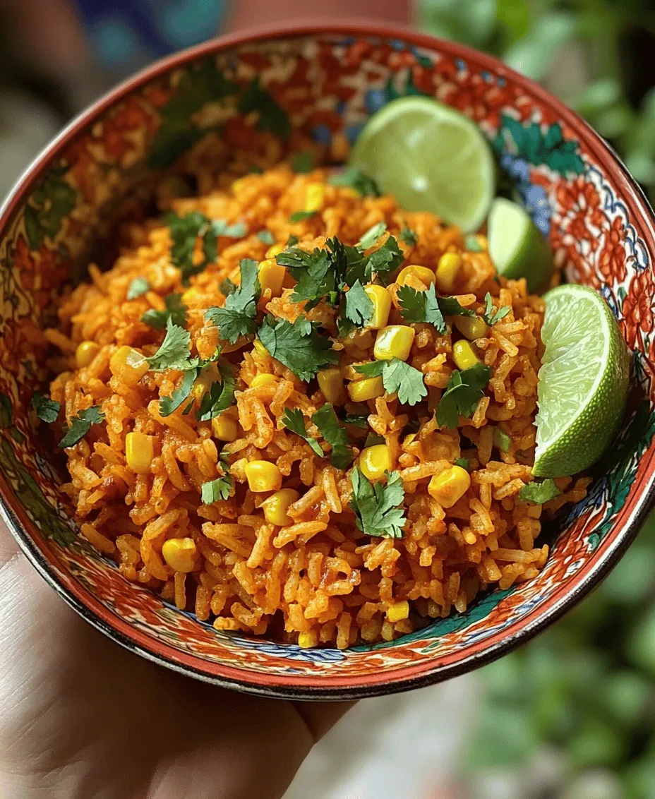 Spicy Mexican Rice with Sweet Corn is a vibrant and flavorful dish that brings the essence of Mexican cuisine right to your dinner table. This dish is not just about sustenance; it's a celebration of color, texture, and taste, making it an ideal addition to any meal. Whether you're preparing a weeknight dinner, hosting a festive gathering, or simply looking to spice up your lunch leftovers, this rice dish is incredibly versatile and easy to adapt to your preferences.