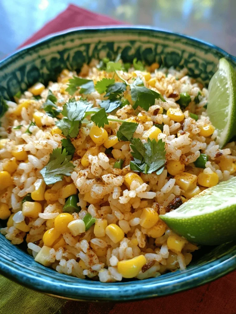 Spicy Mexican Rice with Sweet Corn is a vibrant and flavorful dish that brings the essence of Mexican cuisine right to your dinner table. This dish is not just about sustenance; it's a celebration of color, texture, and taste, making it an ideal addition to any meal. Whether you're preparing a weeknight dinner, hosting a festive gathering, or simply looking to spice up your lunch leftovers, this rice dish is incredibly versatile and easy to adapt to your preferences.