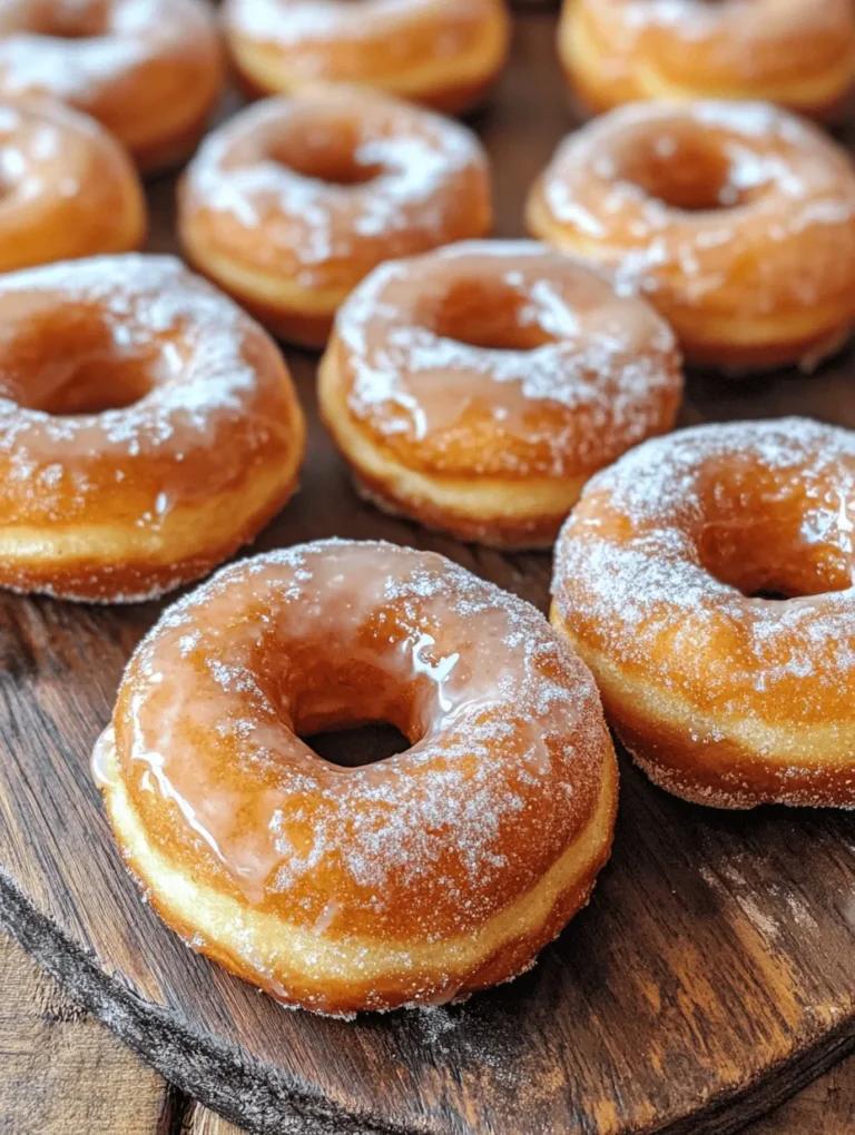 There’s something undeniably enchanting about the aroma of freshly baked donuts wafting through your kitchen. The allure of homemade donuts is undeniable; they offer a delightful combination of warmth, sweetness, and nostalgia that store-bought varieties often lack. Whether enjoyed during a leisurely Sunday brunch or as a sweet afternoon treat, homemade donuts have a special way of bringing comfort and joy. The right recipe can transform simple ingredients into a delightful indulgence, and today, we're diving into the world of "Melt In Your Mouth Glazed Donuts."