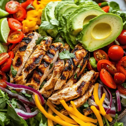 When it comes to fresh, vibrant flavors, few dishes can compete with a Flavorful Chicken Fajita Salad. This dish encapsulates the essence of Mexican cuisine while offering a nutritious option that can easily fit into a variety of dietary preferences. The combination of grilled chicken, colorful vegetables, and a zesty dressing results in a meal that is not only pleasing to the palate but also visually appealing, making it a standout choice for everything from busy weeknight dinners to festive summer gatherings.