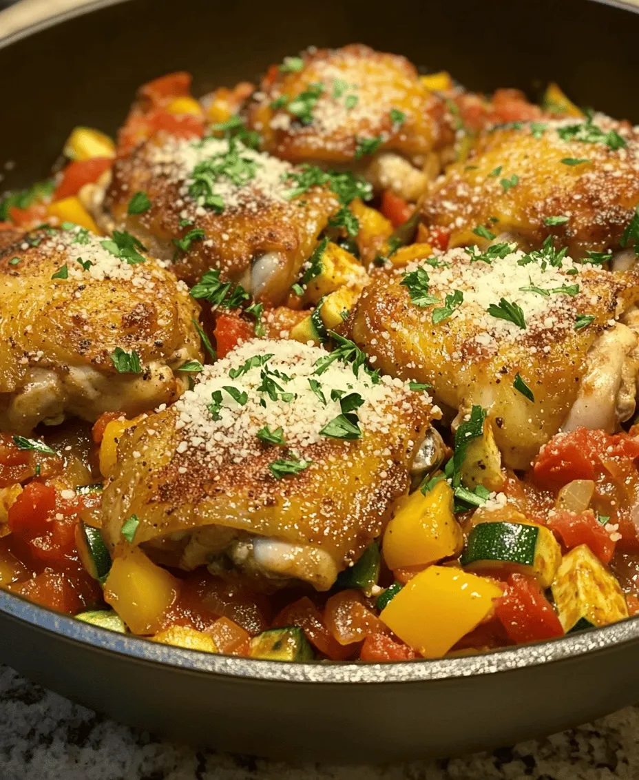 Baked Chicken Cacciatore is a beloved classic in Italian cuisine, celebrated for its robust flavors and comforting nature. The term 