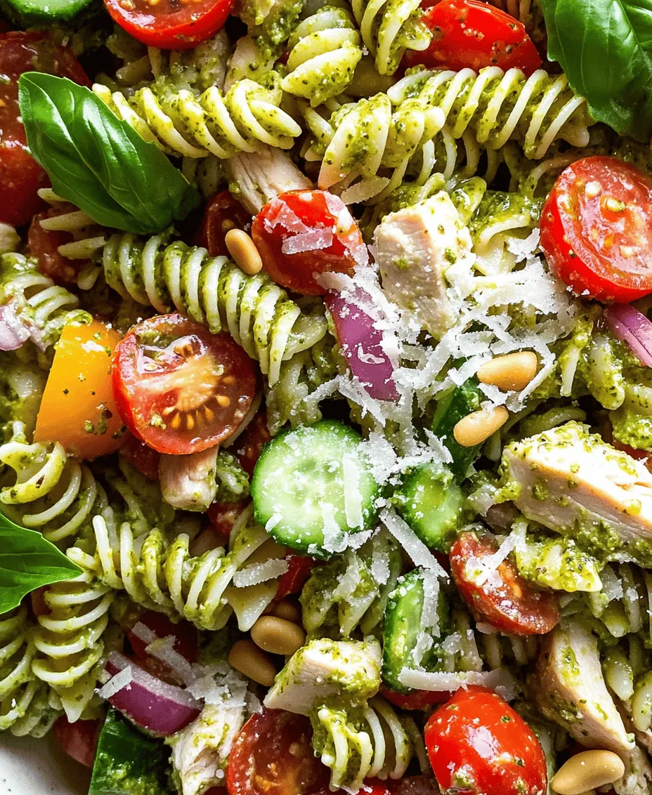 As the warmth of summer rolls in, so does the craving for light, refreshing meals that are not only delicious but also quick and easy to prepare. Enter the Pesto Chicken Pasta Salad Delight—a vibrant dish that beautifully combines tender chicken, colorful vegetables, and the aromatic essence of fresh basil. This pasta salad is a celebration of summertime flavors, making it a perfect addition to your outdoor gatherings, picnics, or even a simple family dinner.