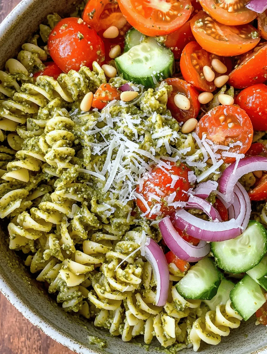 As the warmth of summer rolls in, so does the craving for light, refreshing meals that are not only delicious but also quick and easy to prepare. Enter the Pesto Chicken Pasta Salad Delight—a vibrant dish that beautifully combines tender chicken, colorful vegetables, and the aromatic essence of fresh basil. This pasta salad is a celebration of summertime flavors, making it a perfect addition to your outdoor gatherings, picnics, or even a simple family dinner.