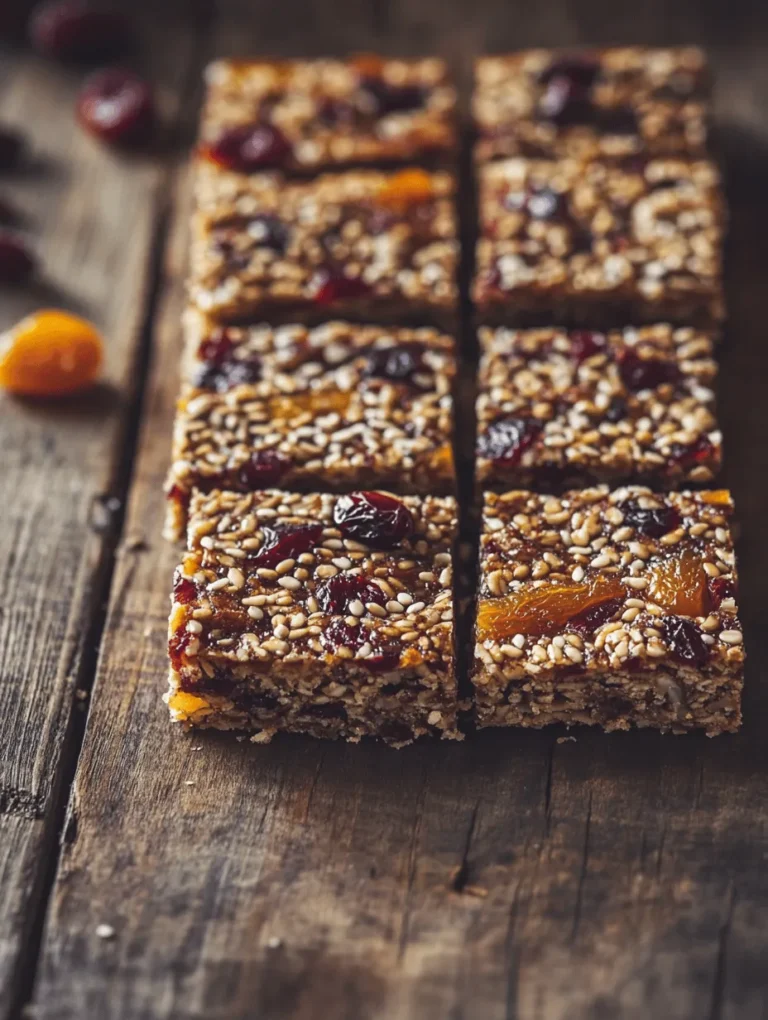 Welcome to the delightful world of Crunchy Sesame Seed Bliss Bars, a snack that not only satisfies your sweet cravings but also nourishes your body. These bars are the perfect combination of health and indulgence, making them a fantastic choice for anyone looking to incorporate wholesome ingredients into their diet. Packed with nutritious elements, these bliss bars offer a satisfying crunch that appeals to both adults and children alike.