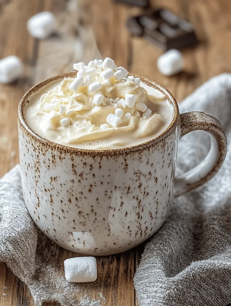 As winter wraps its chilly embrace around us, there's something profoundly comforting about a warm drink that envelops the senses. Among the many cozy beverages that grace our mugs during the colder months, nothing compares to a cup of creamy, dreamy white hot chocolate. Unlike its darker counterpart, this indulgent drink offers a unique sweetness and a luxurious texture that's simply irresistible.