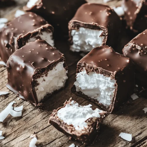 Scotchmallows are a delightful, nostalgic treat that many people hold dear to their hearts. These charming confections combine the airy sweetness of marshmallows with the rich, satisfying flavor of chocolate and the tropical essence of coconut. Each bite delivers a perfect balance of chewy and crunchy textures, making Scotchmallows a favorite not just for children but also for adults who enjoy a taste of their childhood.