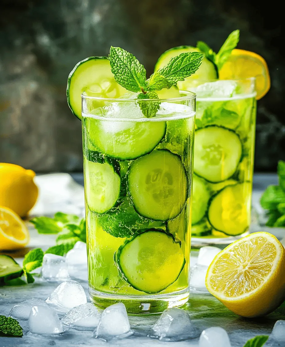 As the sun blazes overhead and the temperatures soar, there's nothing quite like a refreshing beverage to cool you down and invigorate your senses. Summer is synonymous with bright, flavorful drinks that not only quench your thirst but also uplift your mood. Among these delightful options, cucumber lemonade stands out as a unique and revitalizing choice. This refreshing drink combines the crispness of cucumbers with the tangy zest of lemons, creating a harmonious blend that is both satisfying and hydrating.