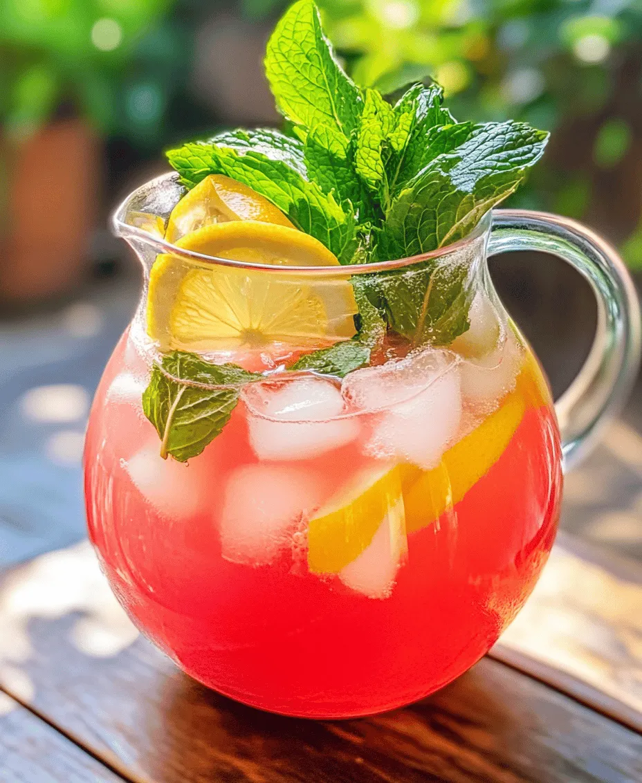 As the sun shines and temperatures rise, there's nothing quite like a refreshing drink to quench your thirst and invigorate your senses. Enter rhubarb lemonade, a delightful summer beverage that captures the essence of the season in every sip. This vibrant drink combines the unique tartness of rhubarb with the zesty brightness of fresh lemons, creating a symphony of flavors that is both refreshing and revitalizing. Perfect for summer picnics, backyard barbecues, or simply to enjoy on a lazy afternoon, rhubarb lemonade is bound to become your go-to drink.