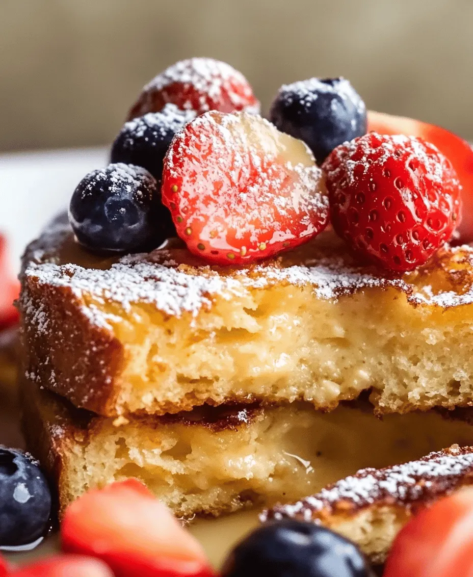 Discover the magic of breakfast with this Overnight French Toast Casserole Delight. This delightful dish not only offers a rich and scrumptious start to your day but also serves as the perfect solution for busy mornings or special gatherings. Imagine waking up to the enticing aroma of a sweet, baked breakfast that’s already prepared. With layers of fluffy brioche or challah bread soaked in a creamy custard and studded with fresh berries, this casserole is bound to impress your family and friends.